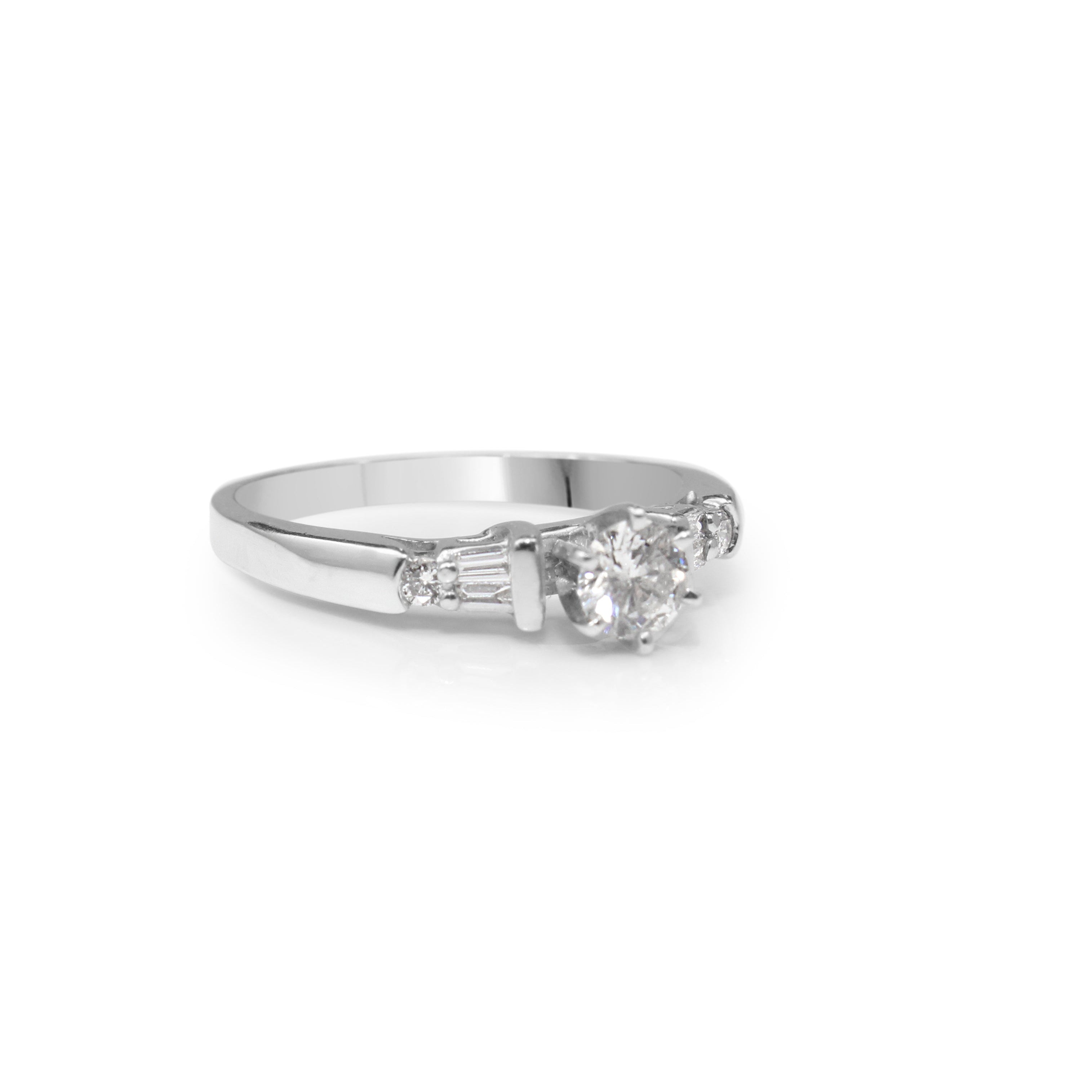 Platinum and Certified Diamond Solitaire Ring – Best Engagement Rings Melbourne