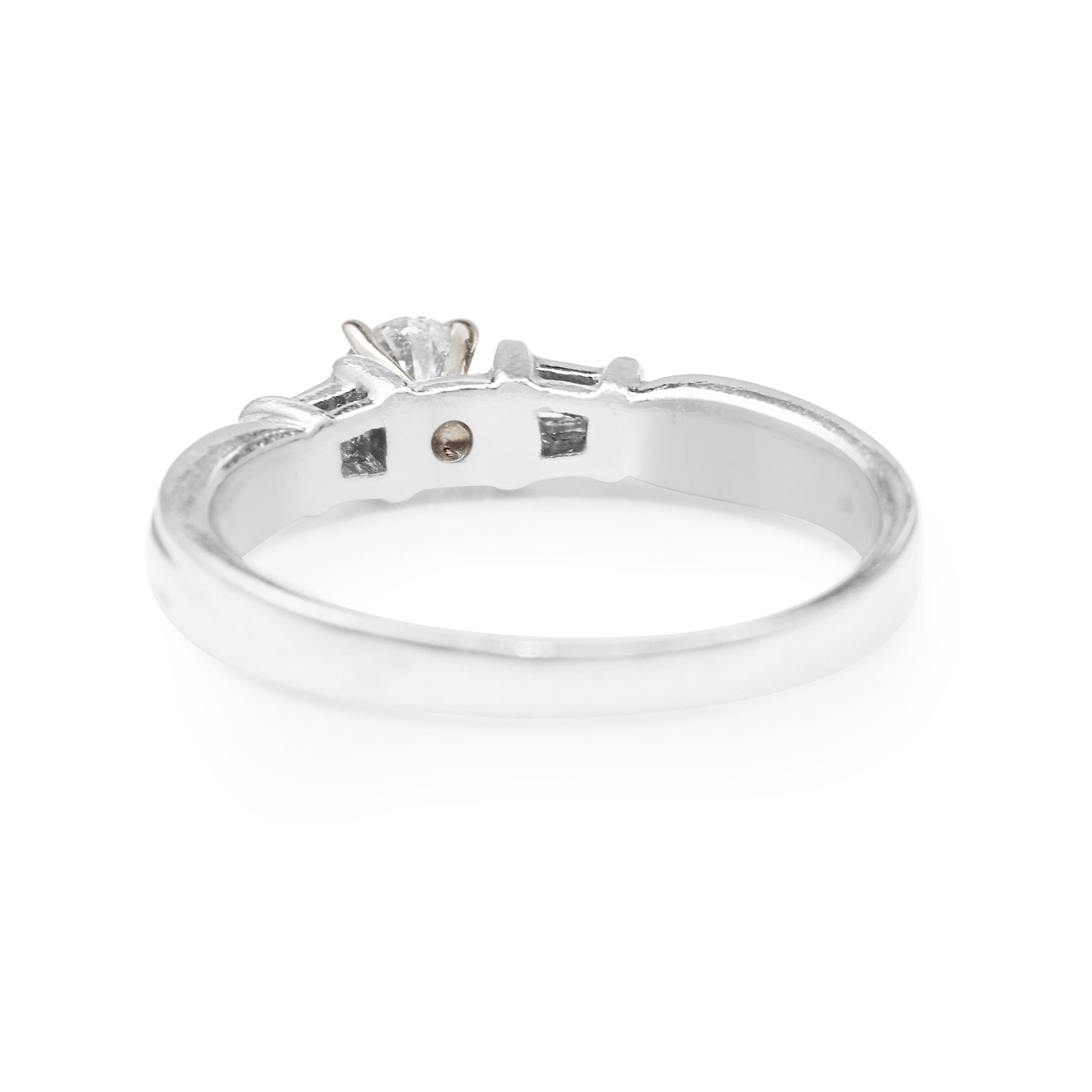 Platinum Vintage Diamond Solitaire Ring