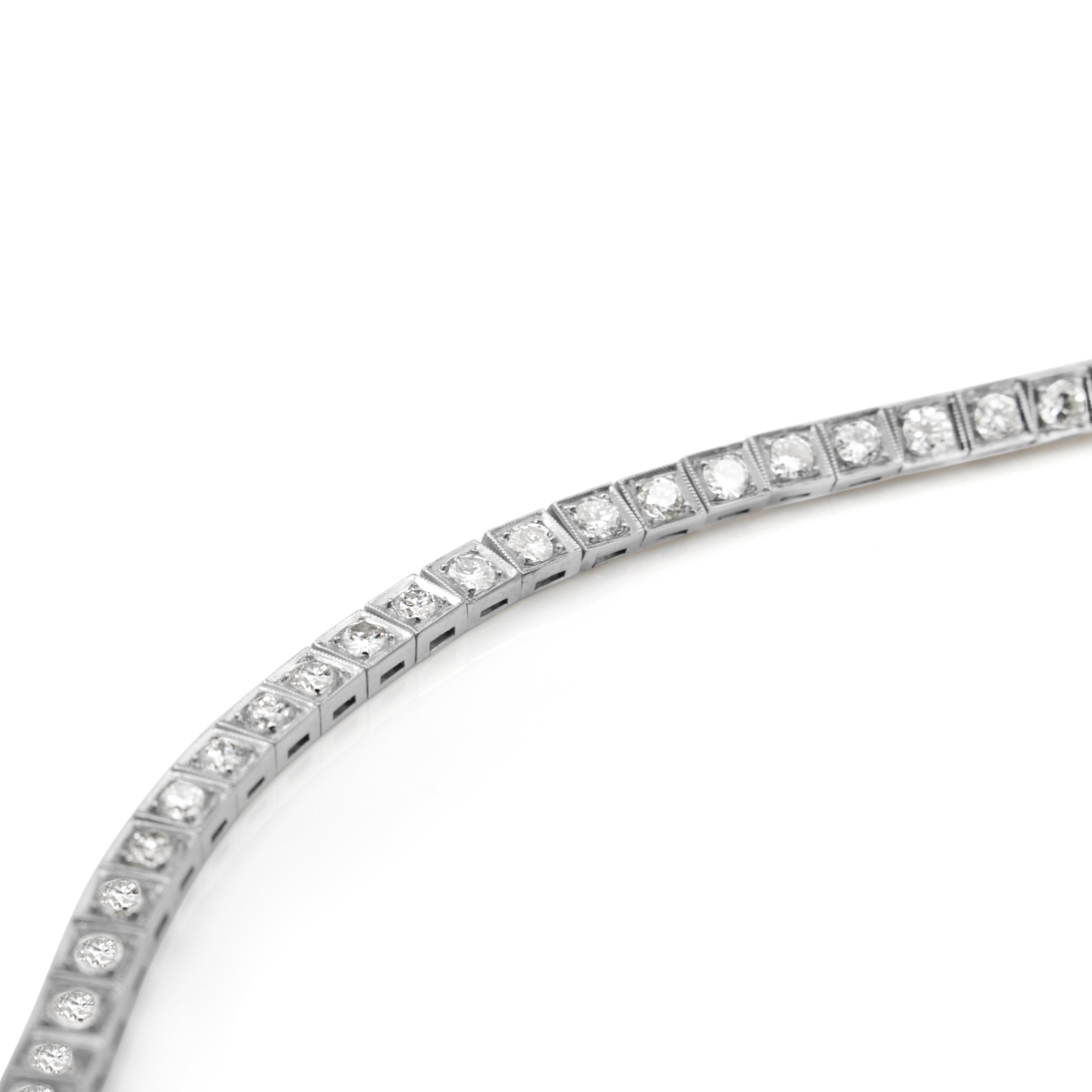Luxury bridal tennis bracelet for wedding and engagement