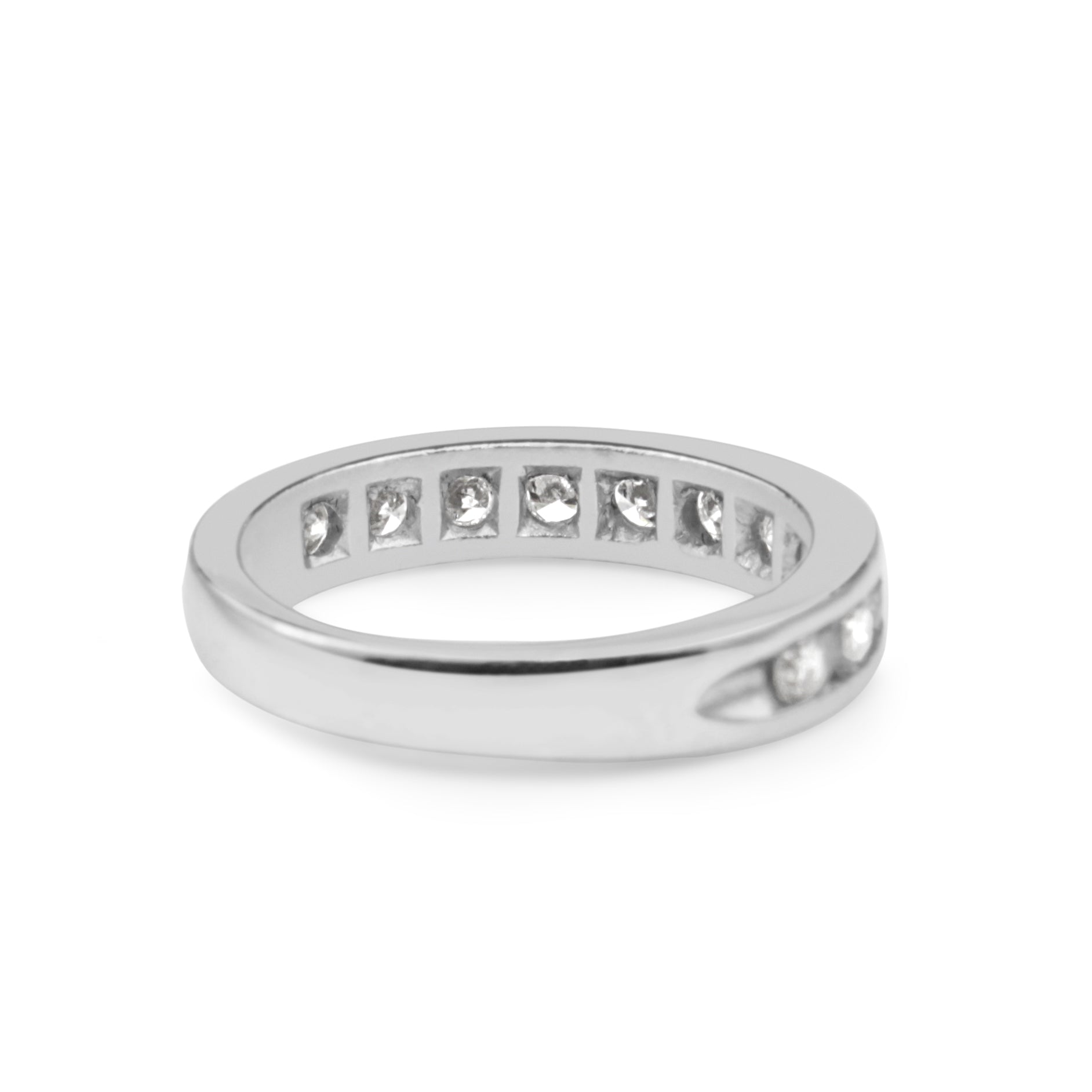 Platinum Channel Set 1.00ct Diamond Band Ring