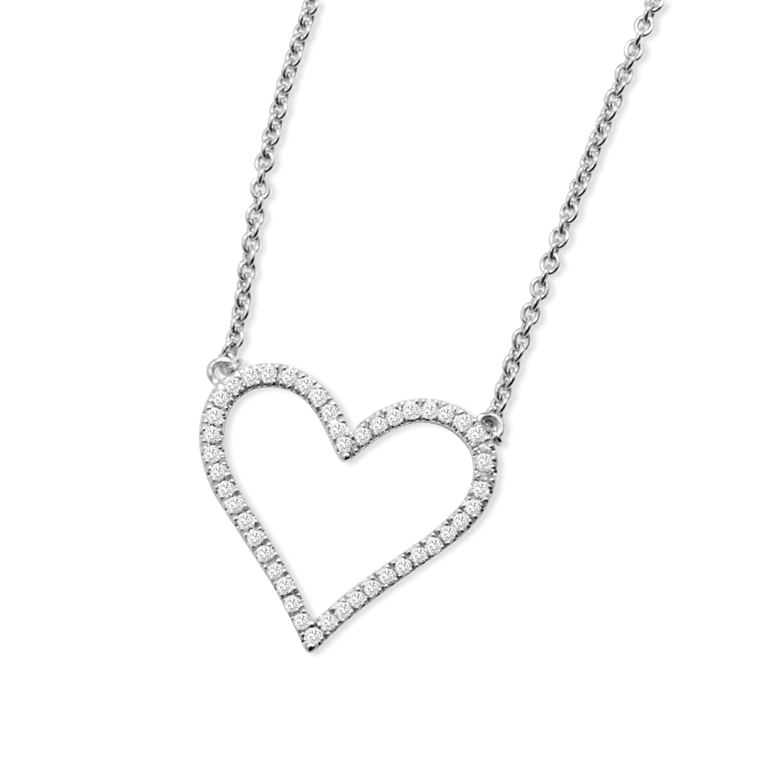 diamond heart pendant fine jewellery Australia
