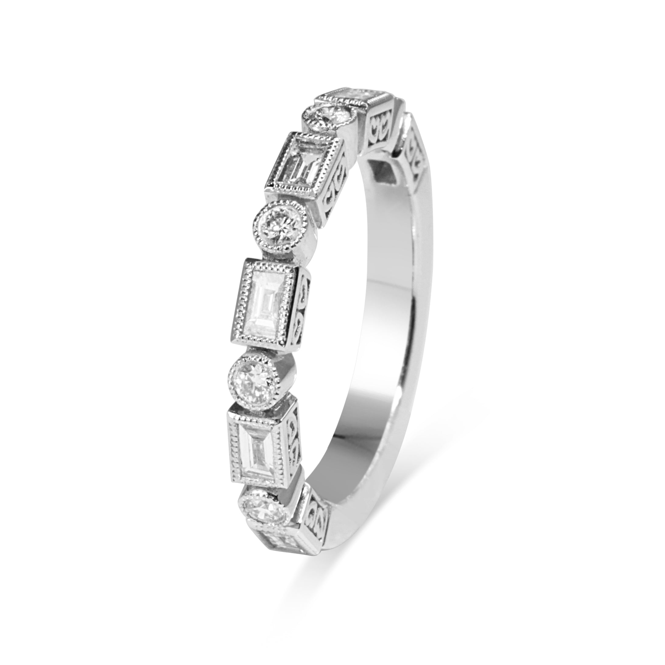 women’s diamond wedding band white gold Melbourne jeweller