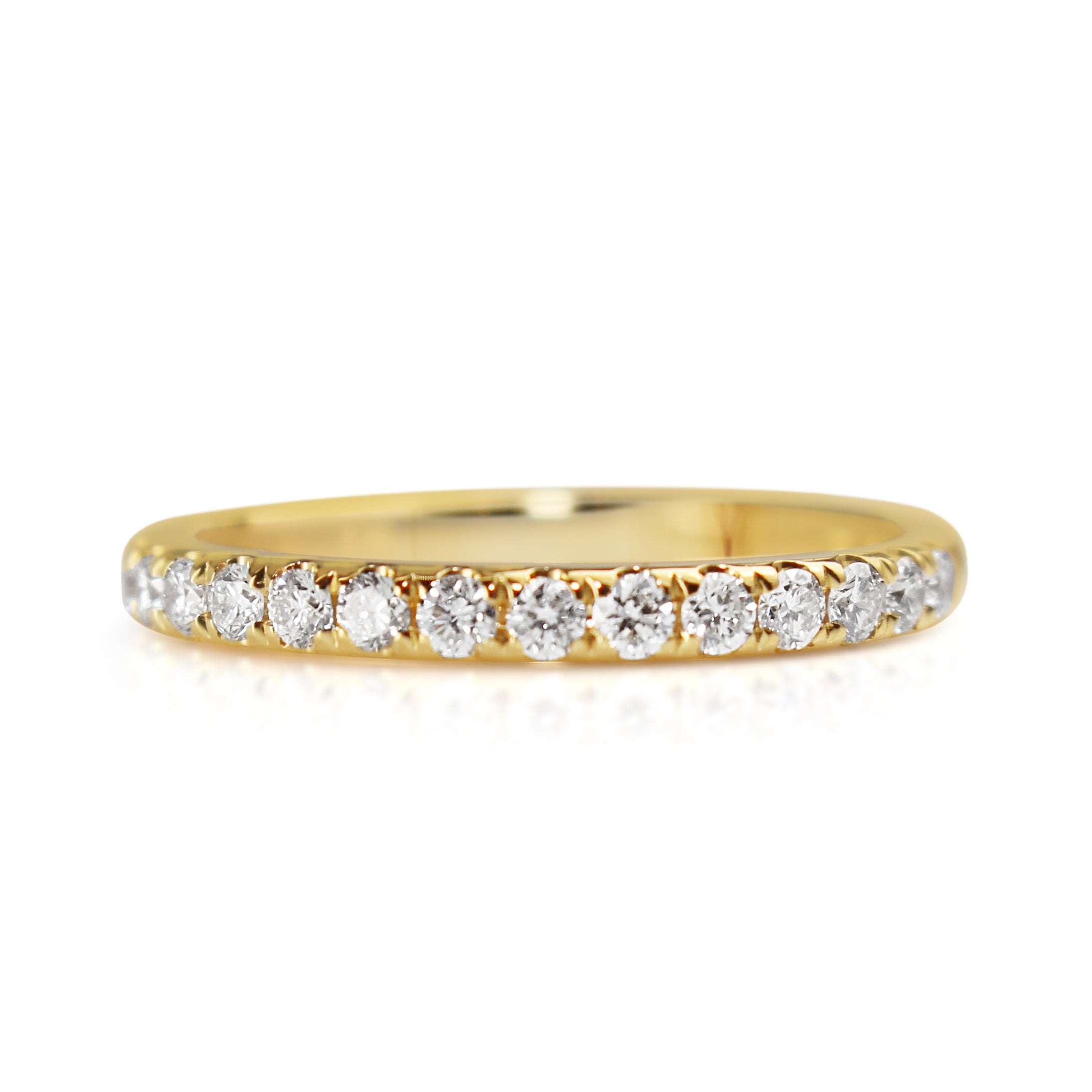 18ct Yellow Gold .40ct Diamond Band