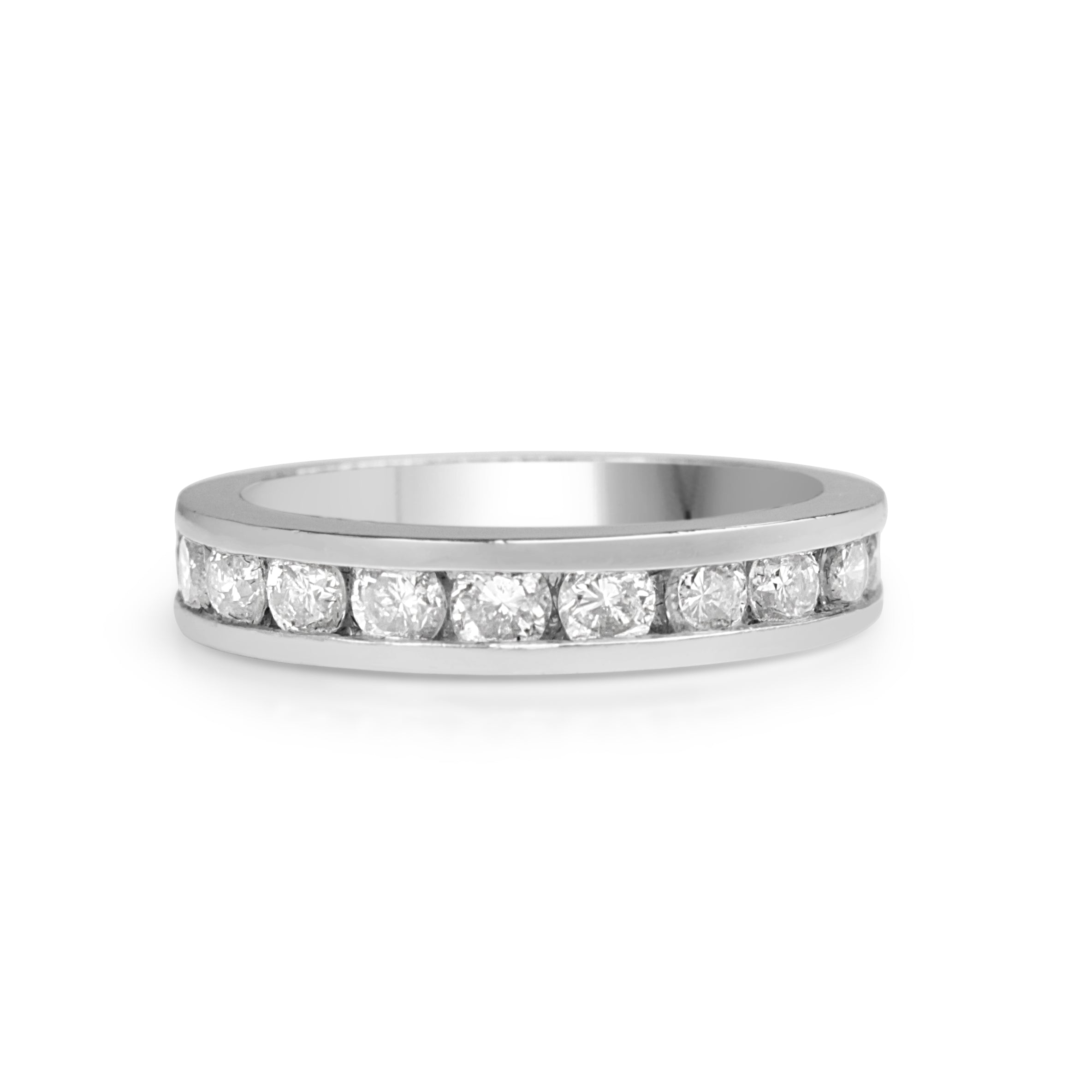 platinum diamond band ring jewellery Australia